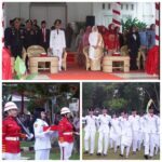 Penurunan Bendera Merah Putih di Tanjab Timur pada HUT Ke-80 RI Berlangsung Khidmat dan Meriah 
