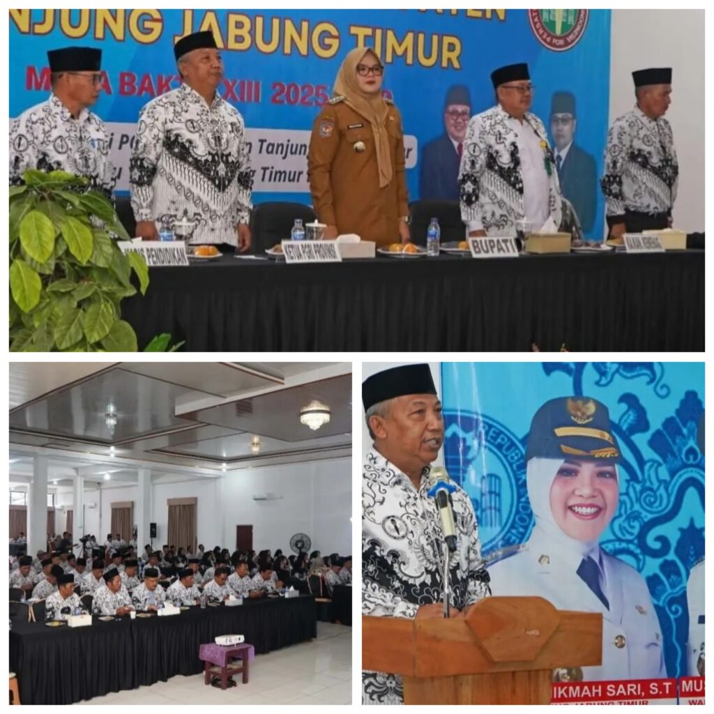 Bupati Tanjung Jabung Timur Hadiri Konferensi  PGRI, Kusbani Terpilih Ketua Secara Aklamasi