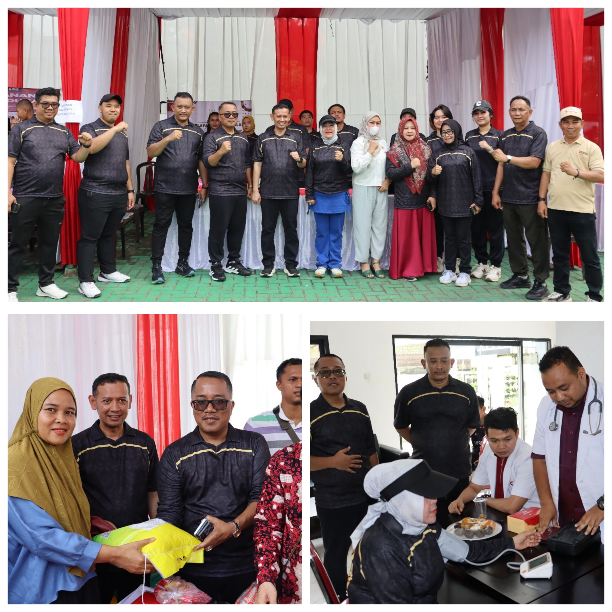 Semarak Rayakan Hari Lahir Kejaksaan RI Ke-80, Kejari Tanjab Timur Gelar Berbagi Layanan Publik Gratis 