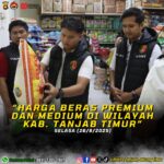 Unit Tipiter Polres Tanjab Timur Bersama Satgas Pangan Cek Harga Beras Premium dan Medium