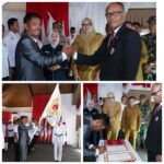 Bupati Hj. Dillah Hich Hadiri Pengukuhan dan Pelantikan Pengurus KONI Tanjab Timur Masa Bhakti 2025-2029 